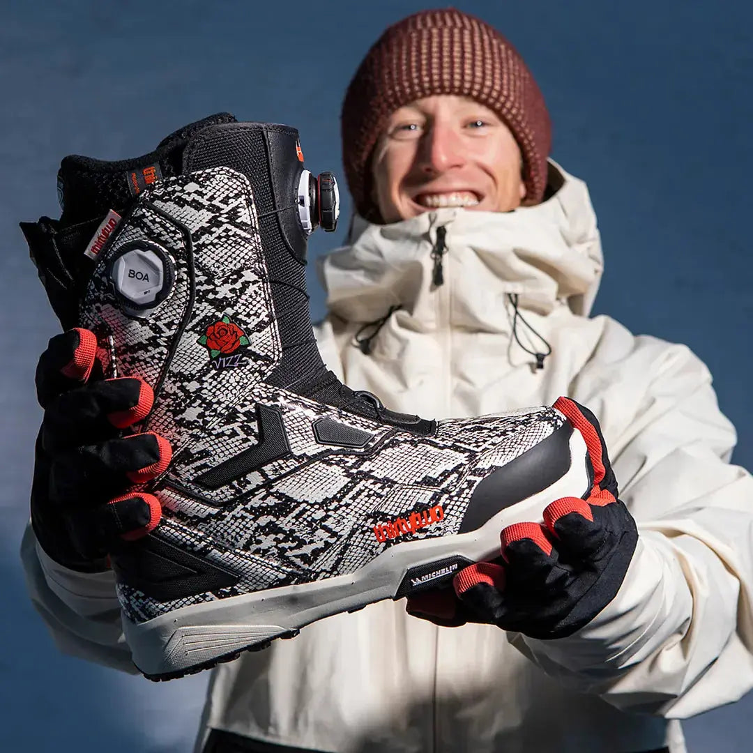 Men's Double Boa® x Vizz Boots White/Black | thirtytwo US Boots ThirtyTwo Rider Driven Snowboarding Snow Premium