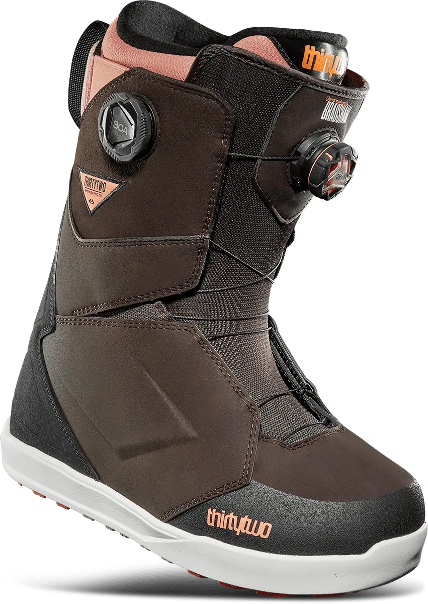 MEN'S LASHED DOUBLE BOA® WIDE X BRADSHAW SNOWBOARD BOOTS Boots ThirtyTwo Rider Driven Snowboarding Snow Premium