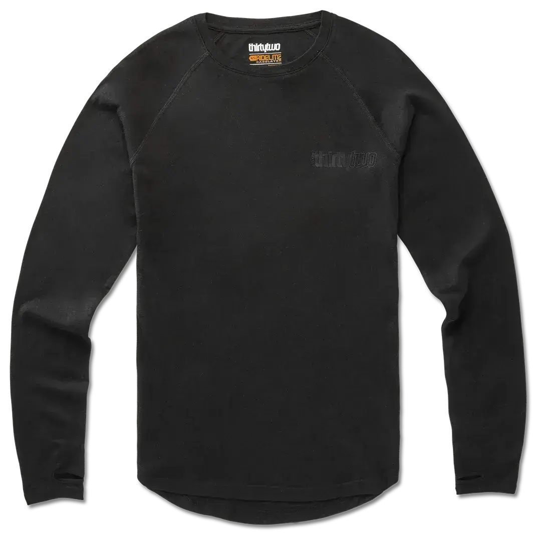 Ridelite Merino L/S Novelty Knits Black | thirtytwo US Novelty Knits ThirtyTwo Rider Driven Snowboarding Snow Premium