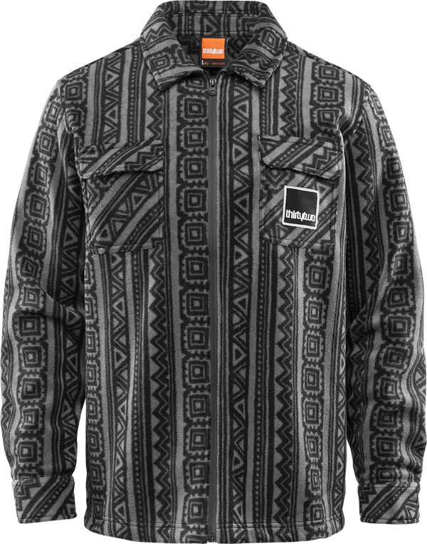 MEN'S REST STOP ZIP UP X GRENIER SHIRT Novelty Fleece 62.99