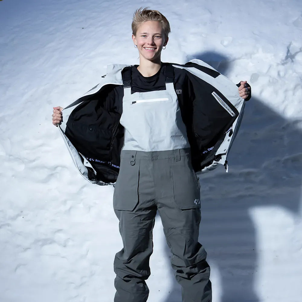 Women's Basement Non-Insulated Pants Gray | thirtytwo US Non-Insulated Pants ThirtyTwo Rider Driven Snowboarding Snow Premium