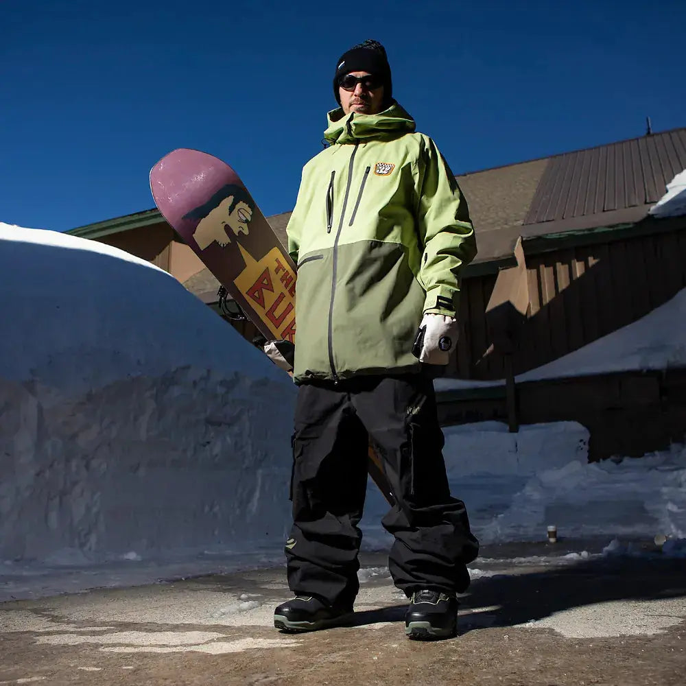 TM Recycled Patch x Grenier Jacket Moss | thirtytwo US Non-Insulated Jacket ThirtyTwo Rider Driven Snowboarding Snow Premium