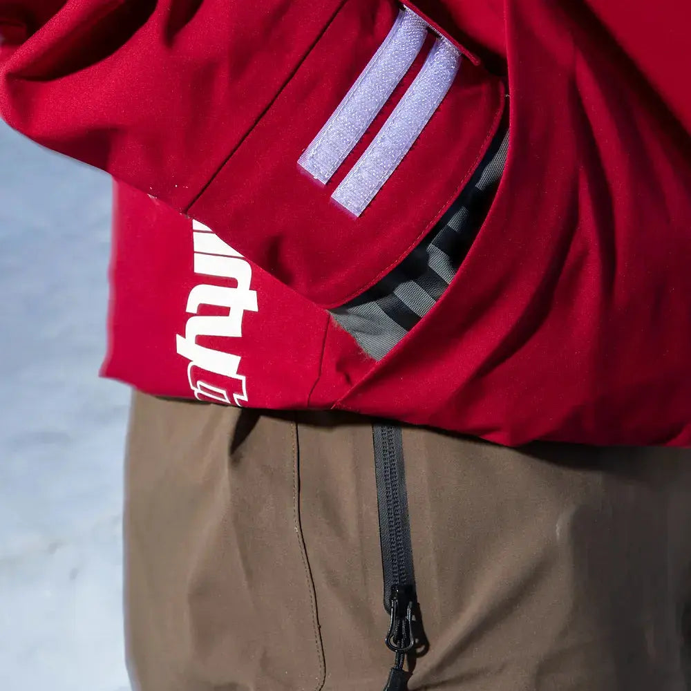 TM Recycled x Hansen Jacket Brick | thirtytwo US Non-Insulated Jacket ThirtyTwo Rider Driven Snowboarding Snow Premium