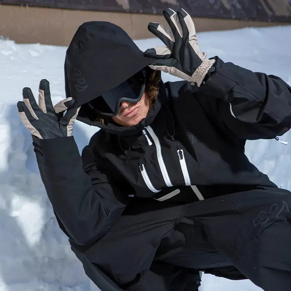 TM Recycled x Kerkela Jacket Black | thirtytwo US Non-Insulated Jacket ThirtyTwo Rider Driven Snowboarding Snow Premium