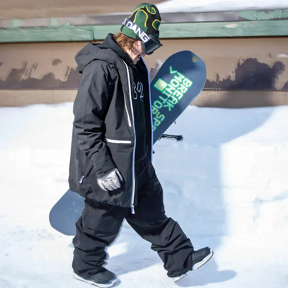 TM Recycled x Kerkela Jacket Black | thirtytwo US Non-Insulated Jacket ThirtyTwo Rider Driven Snowboarding Snow Premium