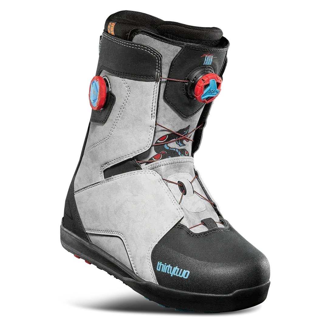 Lashed Double Boa® x Fava Boots Black/Blue | thirtytwo US Boots ThirtyTwo Rider Driven Snowboarding Snow Premium