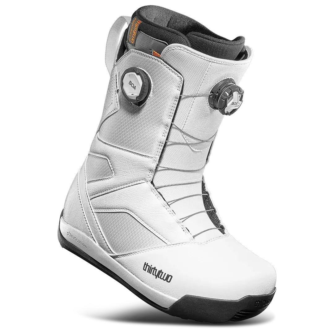 Men's STW Double Boa® Snowboard Boots White | thirtytwo US Boots ThirtyTwo Rider Driven Snowboarding Snow Premium