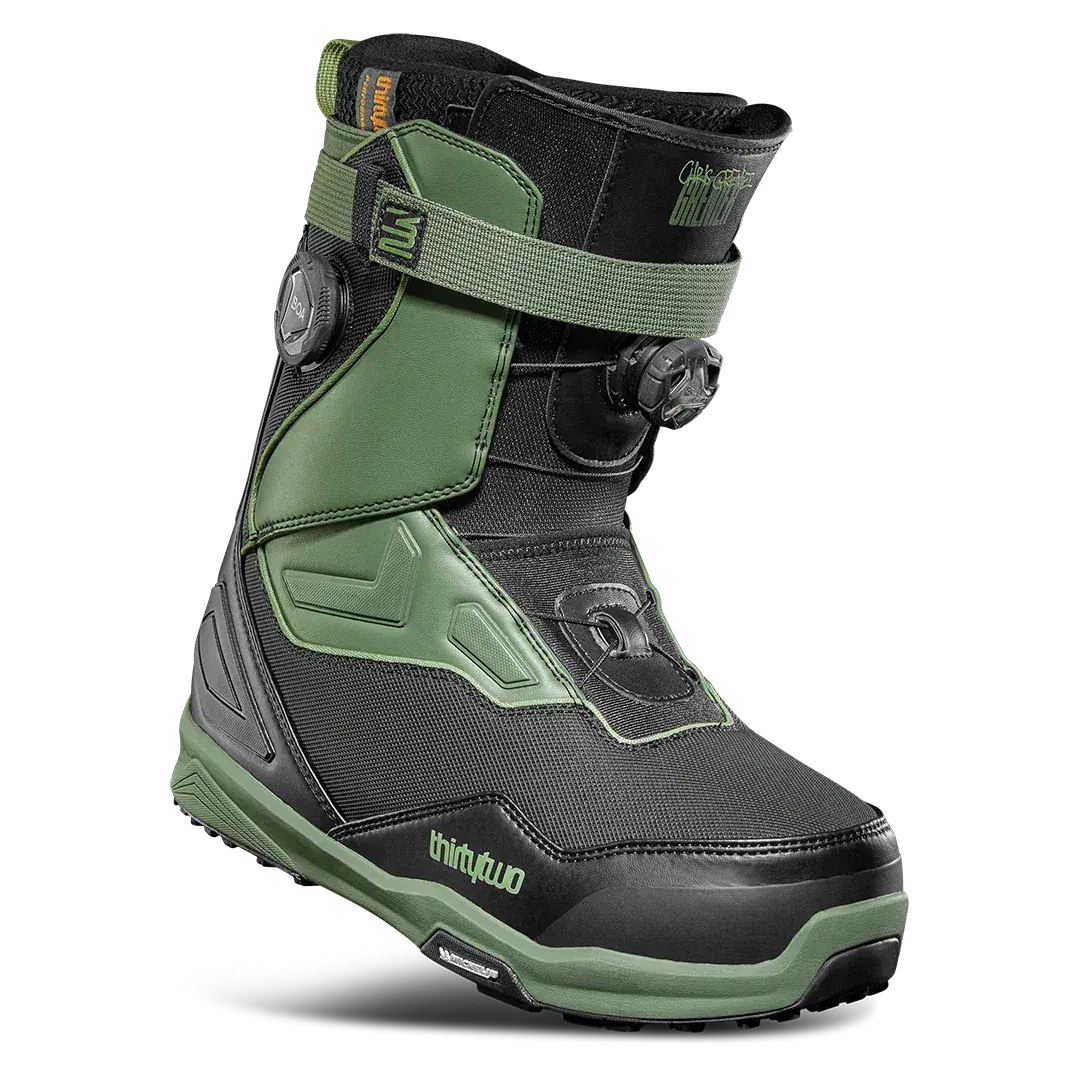 TM - 2 XLT Double Boa® x Grenier Boots Green | thirtytwo US Boots ThirtyTwo Rider Driven Snowboarding Snow Premium