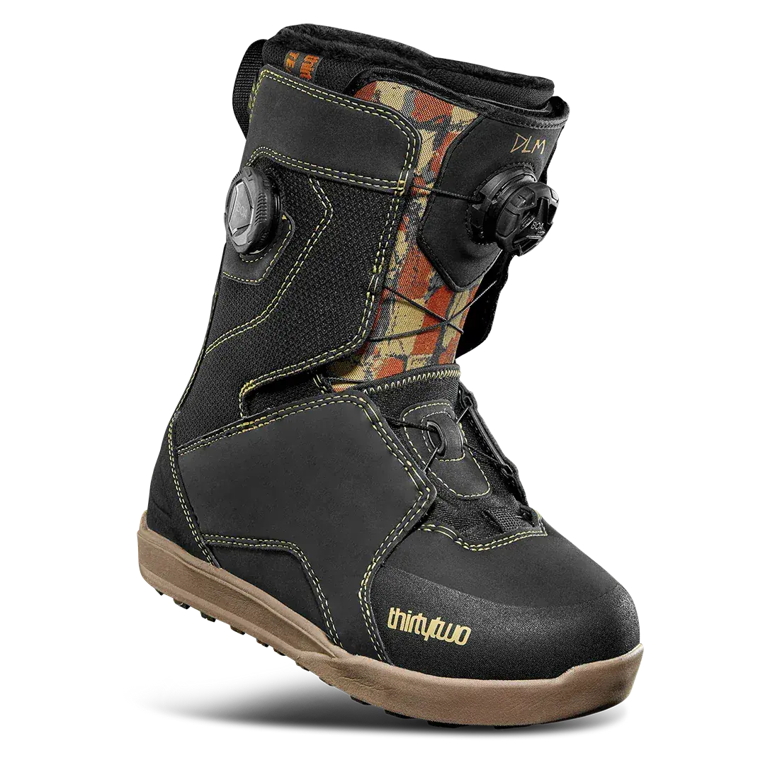 Lashed Double Boa® x Melancon Boots Black/Gum | thirtytwo US Boots ThirtyTwo Rider Driven Snowboarding Snow Premium
