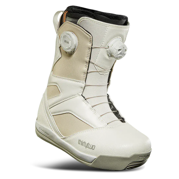 Women's STW Double Boa Snowboard Boots (Creme) 8.5