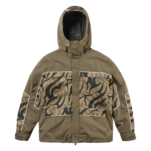 Corduroy Non - Insulated Jacket Brown/Camo | thirtytwo US