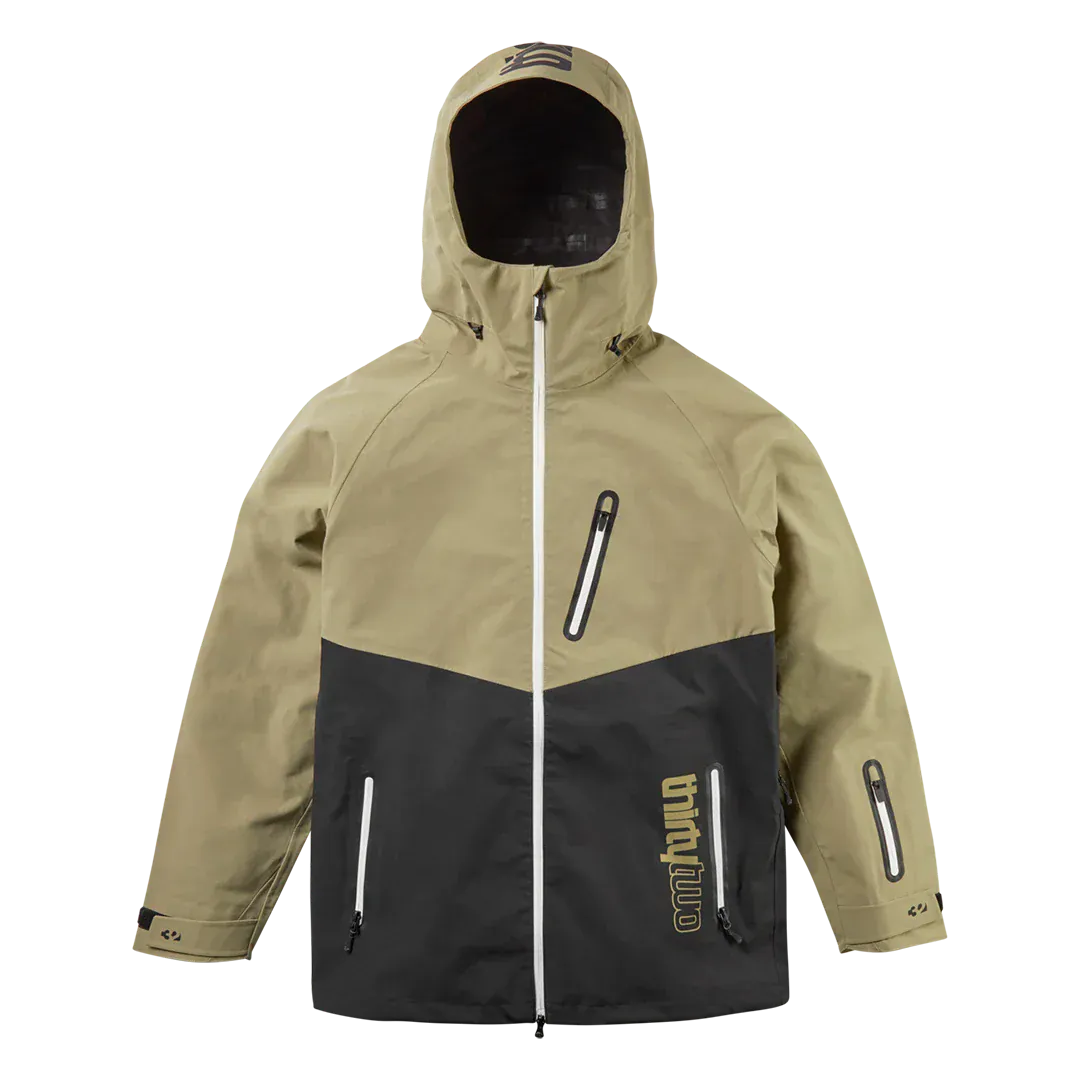 Grasser Non - Insulated Jacket Khaki | thirtytwo US Non-Insulated Jacket ThirtyTwo Rider Driven Snowboarding Snow Premium