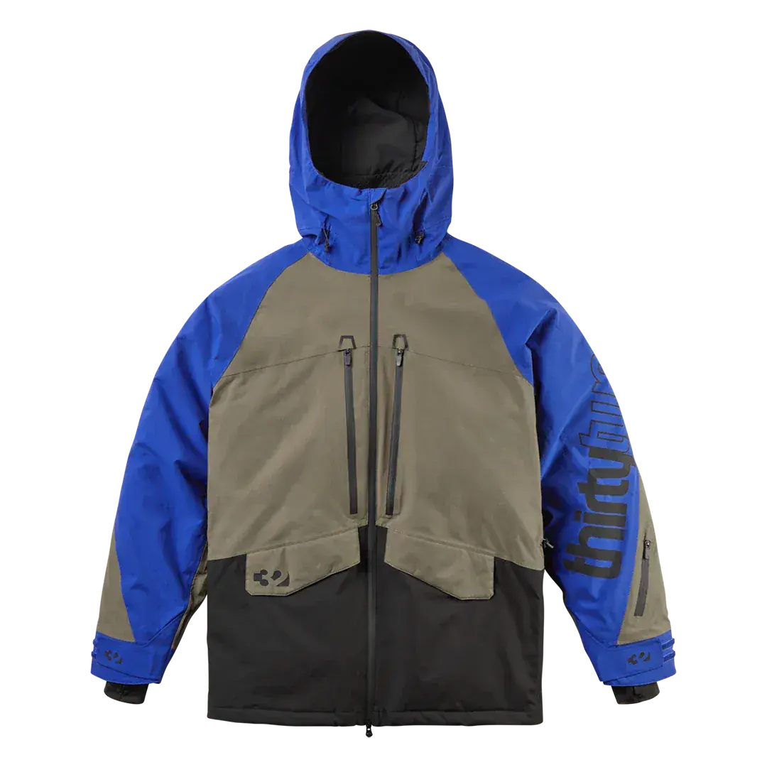 Lashed Non - Insulated Jacket Blue | thirtytwo US Non-Insulated Jacket ThirtyTwo Rider Driven Snowboarding Snow Premium
