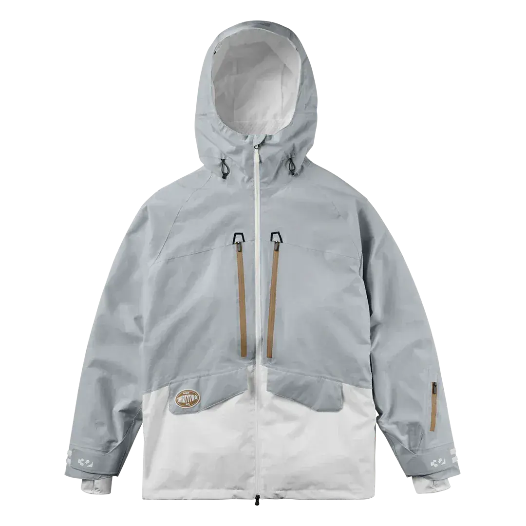 Lashed x Stevens Uninsulated Jacket Cement | thirtytwo US Non-Insulated Jacket ThirtyTwo Rider Driven Snowboarding Snow Premium