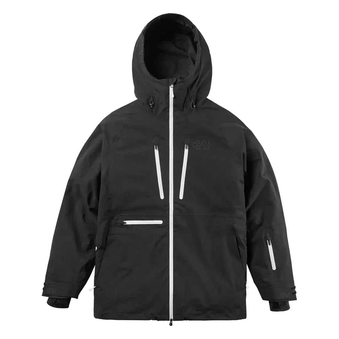 TM Recycled x Kerkela Jacket Black | thirtytwo US Non-Insulated Jacket ThirtyTwo Rider Driven Snowboarding Snow Premium
