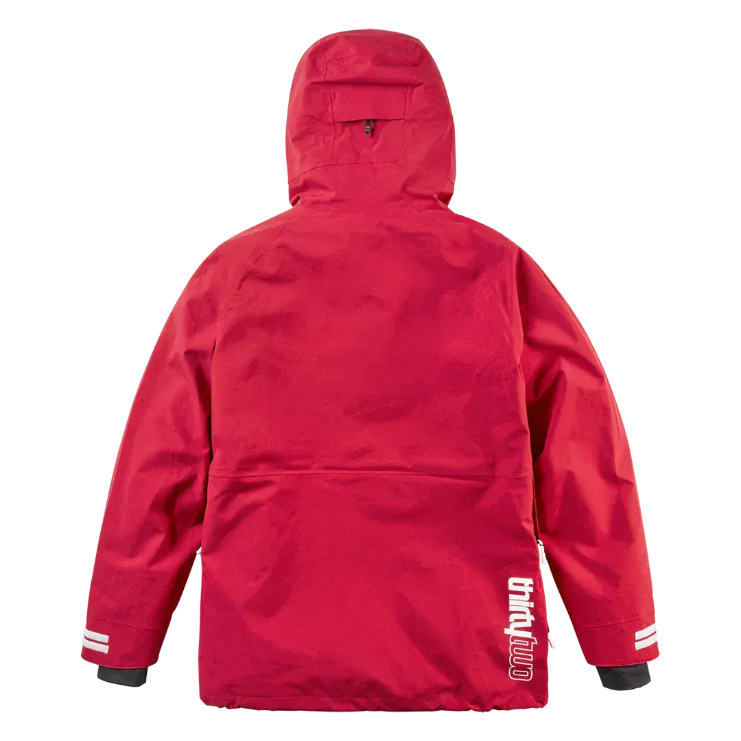 TM Recycled x Hansen Jacket Brick | thirtytwo US Non-Insulated Jacket ThirtyTwo Rider Driven Snowboarding Snow Premium