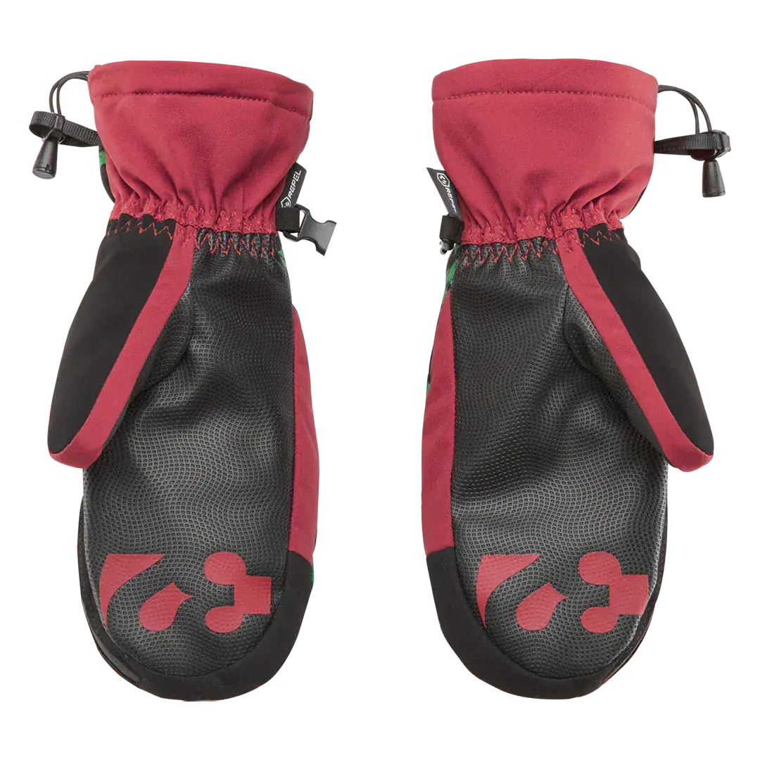 Women's Corp Mitt Gloves Red/Black | thirtytwo US Gloves ThirtyTwo Rider Driven Snowboarding Snow Premium