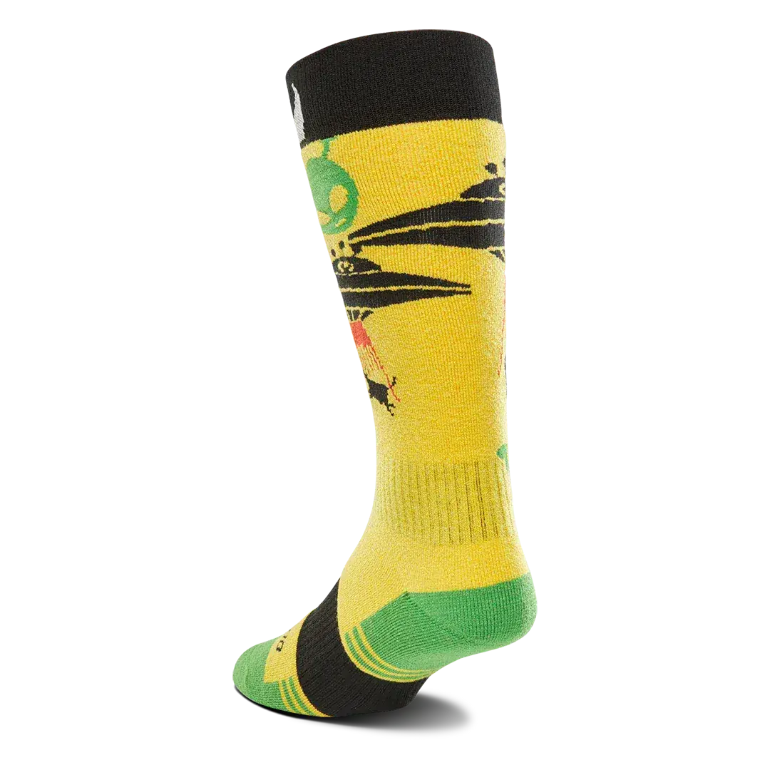 Men's TM Merino Specialty Sock in Yellow | thirtytwo US Specialty Sock ThirtyTwo Rider Driven Snowboarding Snow Premium