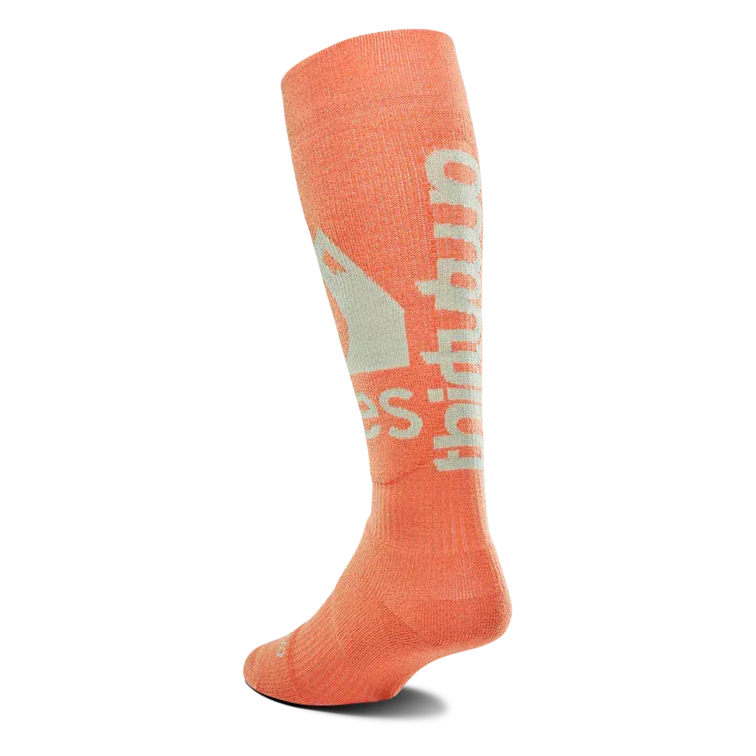 Women's Jones Merino Specialty Coral Sock | thirtytwo US Specialty Sock ThirtyTwo Rider Driven Snowboarding Snow Premium