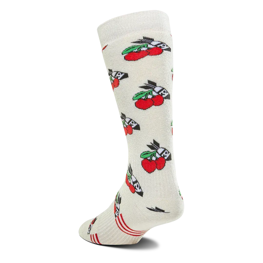 Women's Merino Specialty Sock White/Red | thirtytwo US Specialty Sock ThirtyTwo Rider Driven Snowboarding Snow Premium