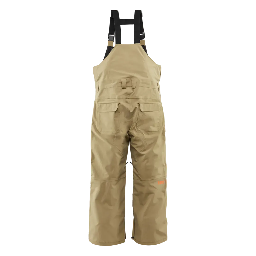 Basement Bib Non - Insulated Pants Khaki | thirtytwo US Non-Insulated Pants ThirtyTwo Rider Driven Snowboarding Snow Premium