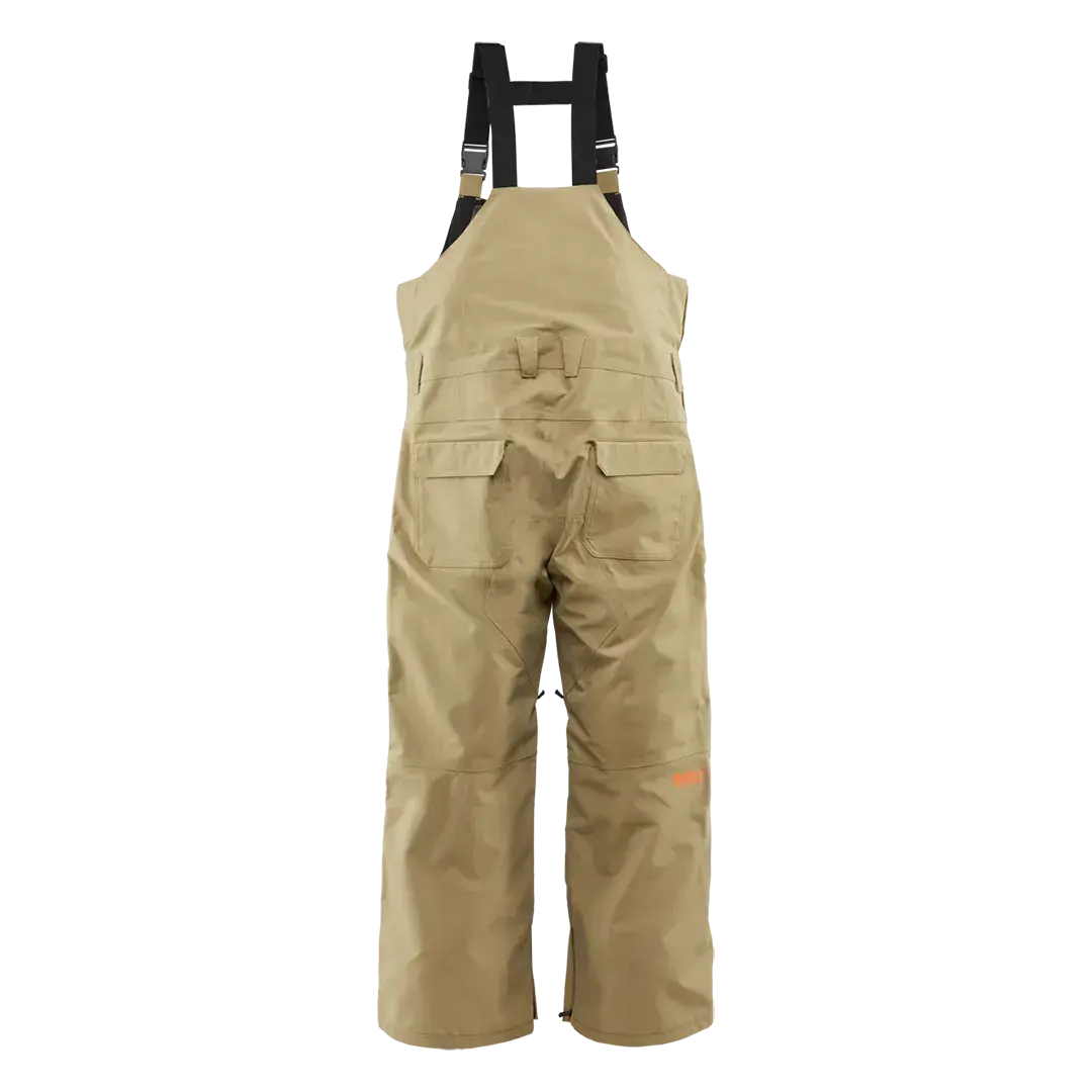 Basement Bib Non - Insulated Pants Khaki | thirtytwo US Non-Insulated Pants ThirtyTwo Rider Driven Snowboarding Snow Premium