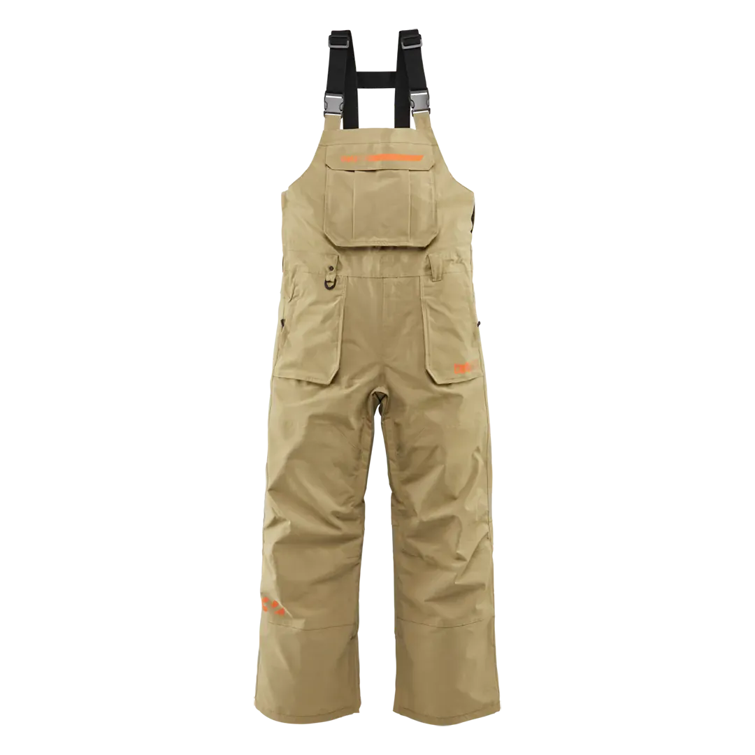 Basement Bib Non - Insulated Pants Khaki | thirtytwo US Non-Insulated Pants ThirtyTwo Rider Driven Snowboarding Snow Premium