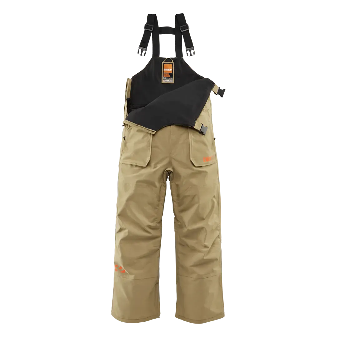 Basement Bib Non - Insulated Pants Khaki | thirtytwo US Non-Insulated Pants ThirtyTwo Rider Driven Snowboarding Snow Premium