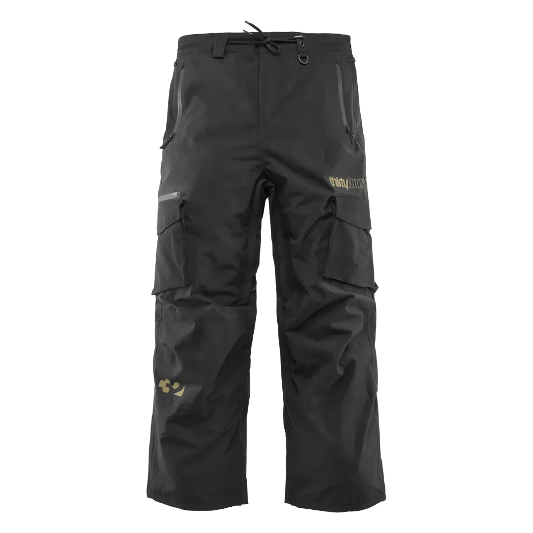 Blahzay Cargo Non - Insulated Pants Black | thirtytwo US Non-Insulated Pants ThirtyTwo Rider Driven Snowboarding Snow Premium