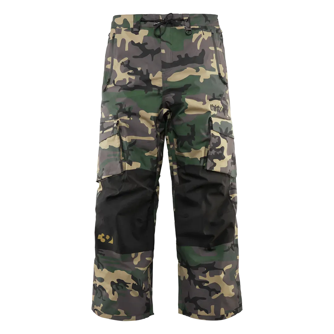 Blahzay Cargo Non - Insulated Pants Camo | thirtytwo US Non-Insulated Pants ThirtyTwo Rider Driven Snowboarding Snow Premium