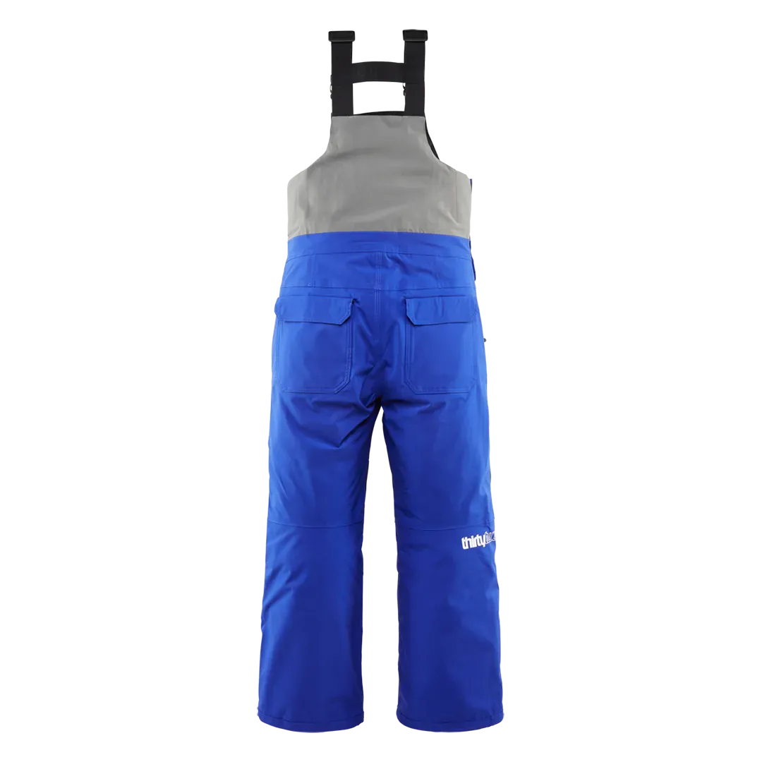 Youth Basement Bib Non - Insulated Pants Blue | thirtytwo US Non-Insulated Pants ThirtyTwo Rider Driven Snowboarding Snow Premium
