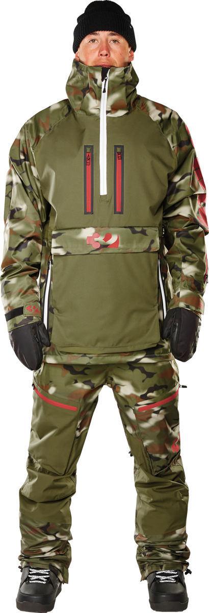 ThirtyTwo Light Anorak Men s Camo S Jacket 2023