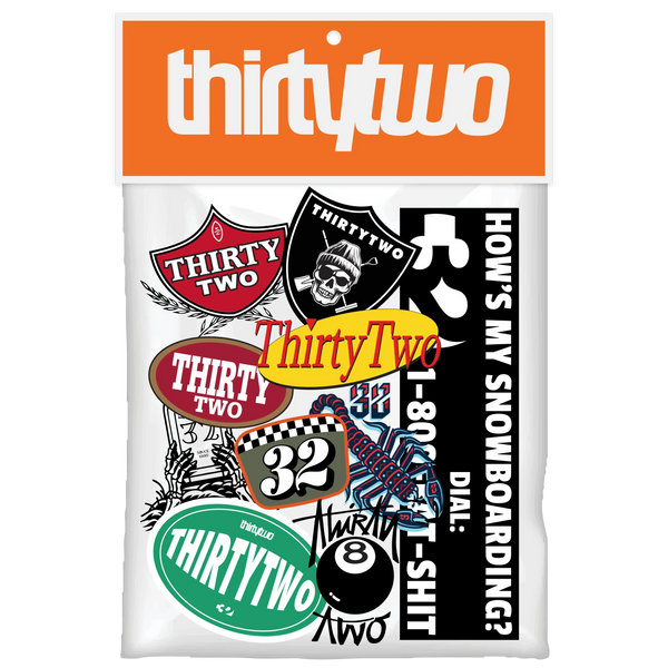 32 Assorted Decal Sticker Pack | thirtytwo US