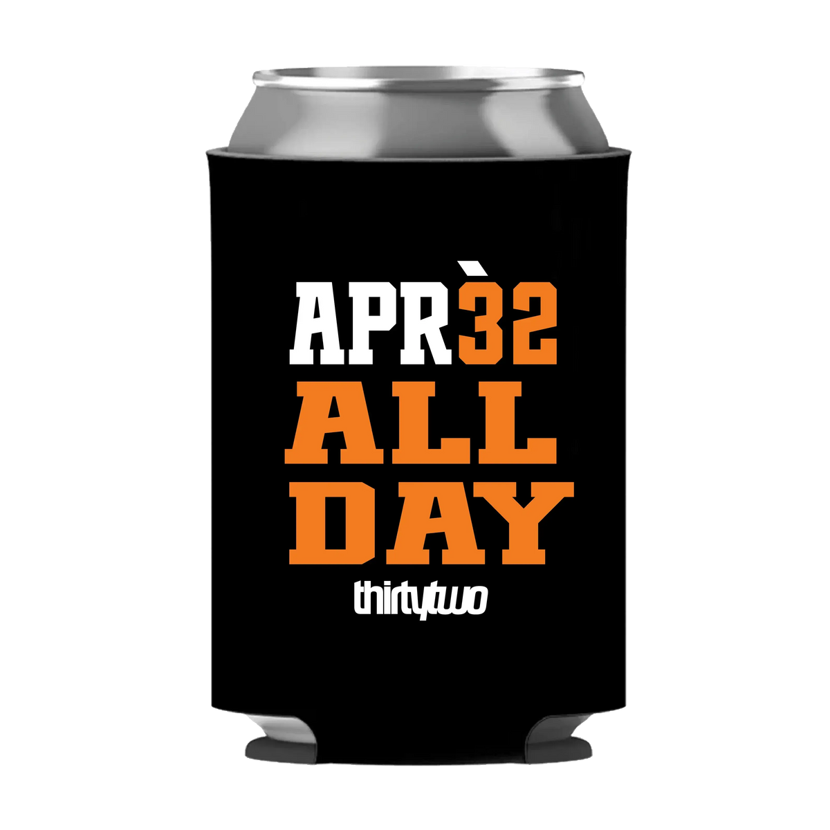 32 Beer Koozie Sticker in Black | thirtytwo US ThirtyTwo BLACK / ONE SIZE Rider Driven Snowboarding Snow Premium 7630949196774 PON.TBK.NC.OS