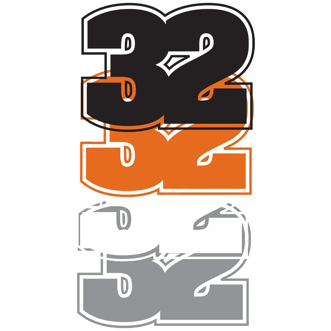 32 Dale Die Cut Decal Stickers Assorted | thirtytwo US Decal/Sticker ThirtyTwo ASSORTED / ONE SIZE Rider Driven Snowboarding Snow Premium 7630949196736 PON.DAS.NC.OS