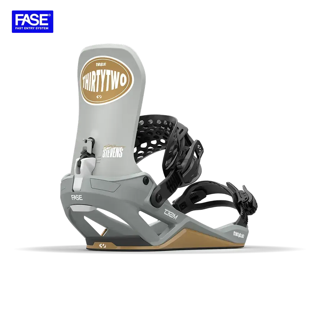 T32M Fase® x Stevens Snowboard Binding Gray | thirtytwo US T32M Fase® x Stevens Snowboard Binding Gray | thirtytwo US