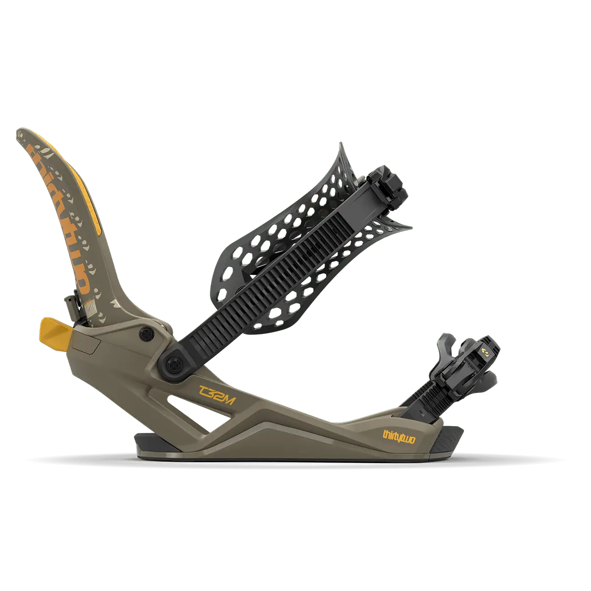 T32M Fase® x Bradshaw Green Snowboard Binding | thirtytwo US Bindings ThirtyTwo Rider Driven Snowboarding Snow Premium
