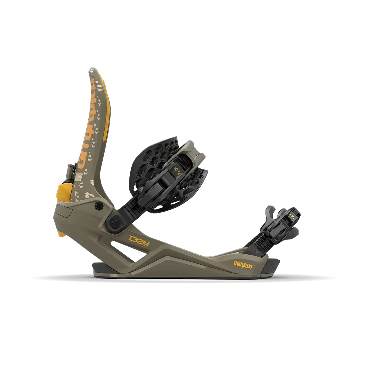 T32M Fase® x Bradshaw Green Snowboard Binding | thirtytwo US Bindings ThirtyTwo Rider Driven Snowboarding Snow Premium