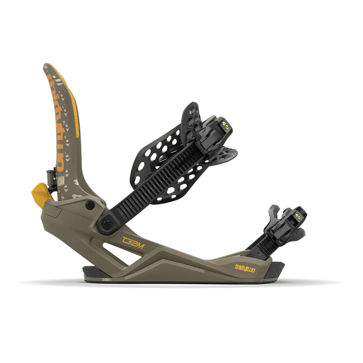 T32M Fase® x Bradshaw Green Snowboard Binding | thirtytwo US Bindings ThirtyTwo Rider Driven Snowboarding Snow Premium