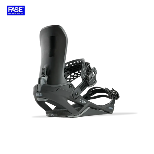 T32M Fase® Black Snowboard Binding | thirtytwo US Bindings ThirtyTwo BLACK / S Rider Driven Snowboarding Snow Premium 7630680864826 T.27.BNU.TEA.BK.2S.1