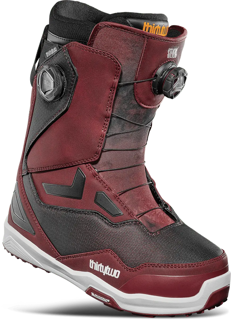 2016 thirtytwo tm-two snowboard boot ThirtyTwo Stevens TM-2 Double BOA Snowboard Boots Oxblood / 10.5