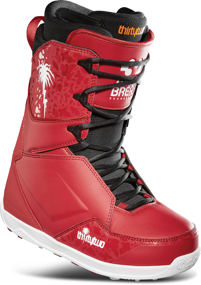 ThirtyTwo Lashed Premium Spring Break Snowboard Boots, Red / 10