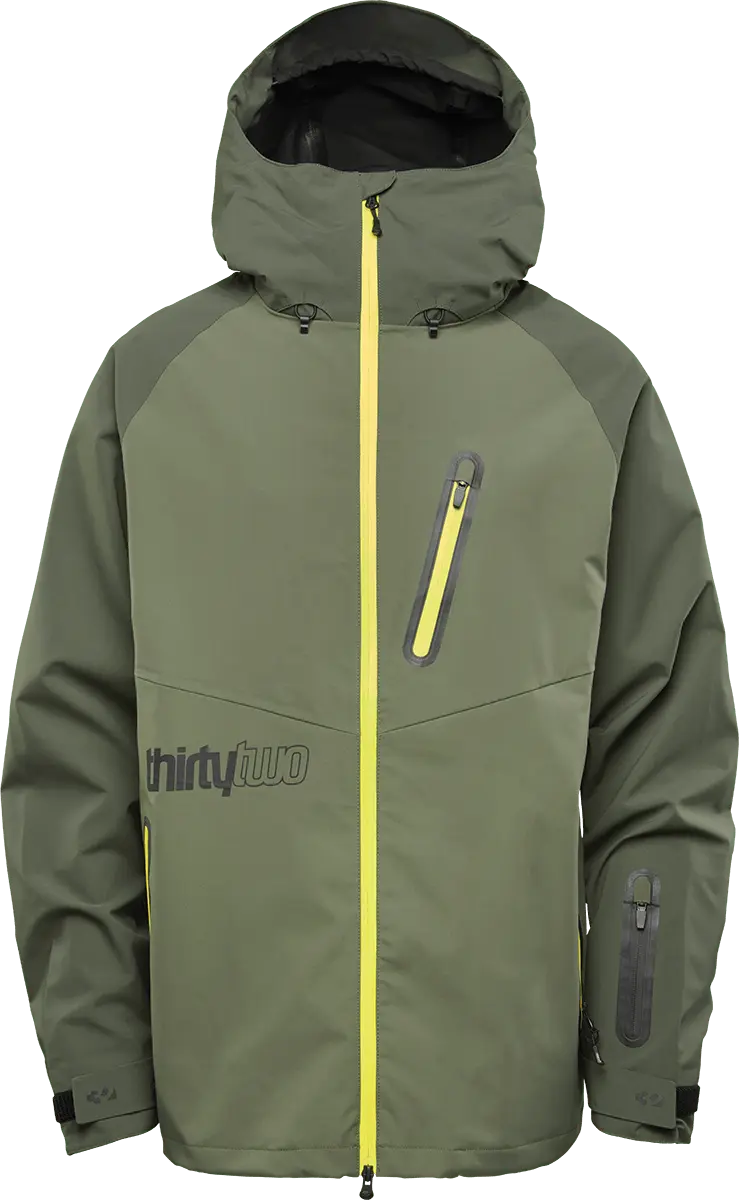 MEN'S GRASSER JACKET Non-Insulated Jacket ThirtyTwo Rider Driven Snowboarding Snow Premium