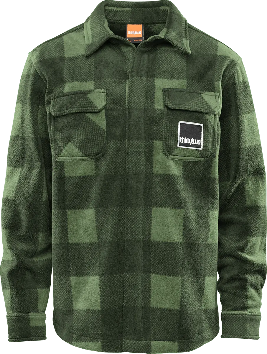 MEN'S REST STOP SHIRT Novelty Fleece ThirtyTwo Rider Driven Snowboarding Snow Premium