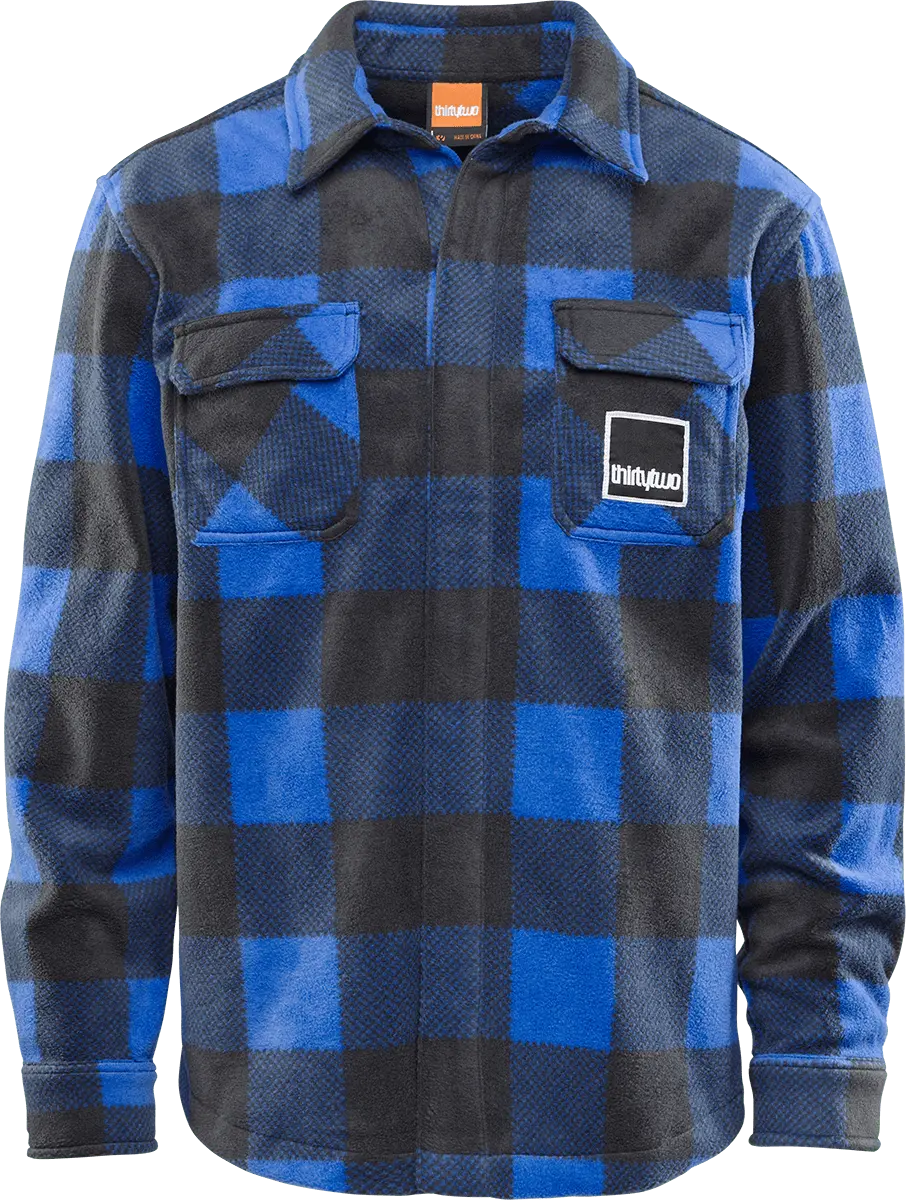 MEN'S REST STOP SHIRT Novelty Fleece ThirtyTwo Rider Driven Snowboarding Snow Premium