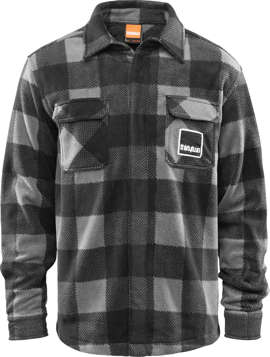 MEN'S REST STOP SHIRT Novelty Fleece ThirtyTwo Rider Driven Snowboarding Snow Premium