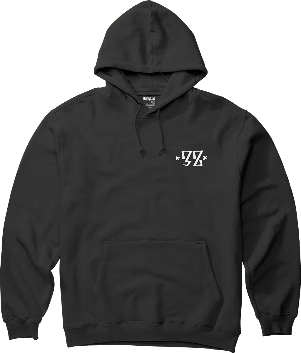32 ART PULLOVER Screen Hooded Fleece 48.99 | thirtytwo Snowboarding