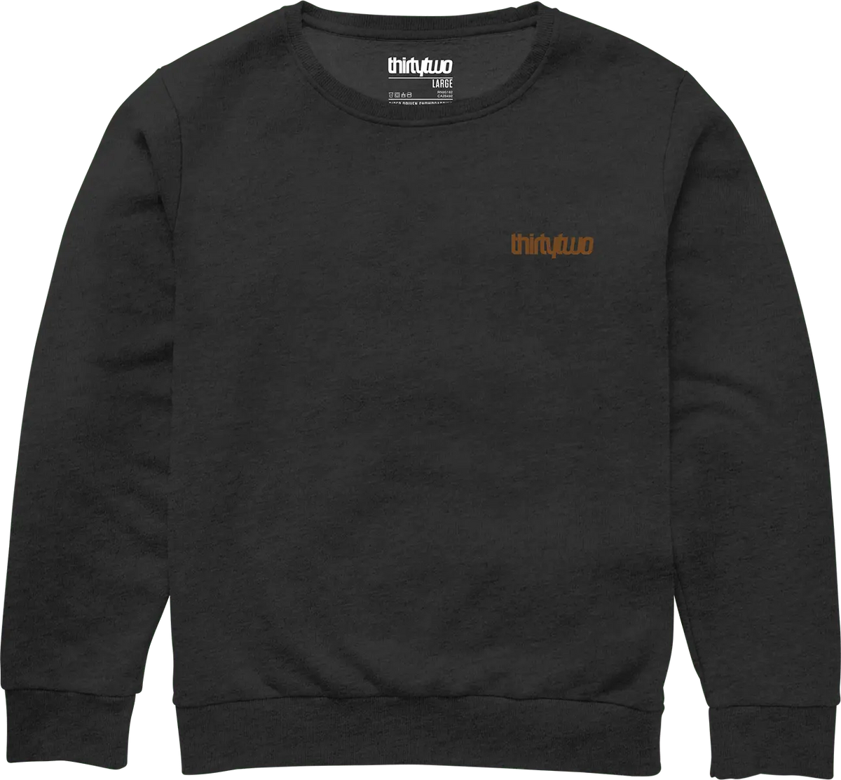 STEVENS CREWNECK Screen Crew Fleece ThirtyTwo Rider Driven Snowboarding Snow Premium