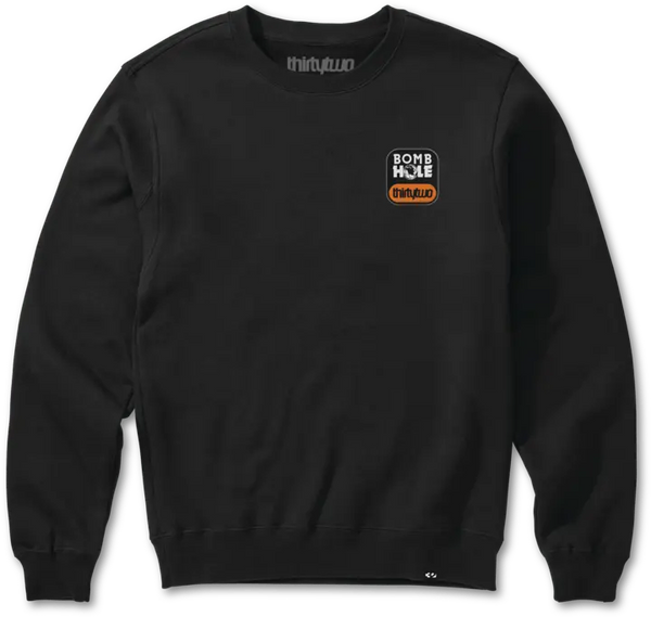 BOMBHOLE CREWNECK Screen Crew Fleece 41.99 | thirtytwo Snowboarding