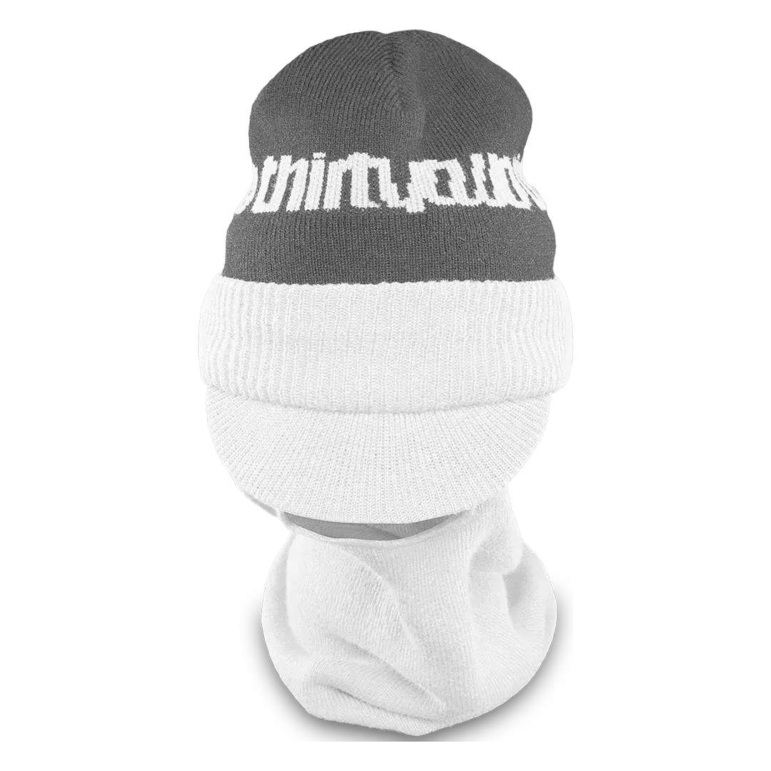 KNIT VISOR BALACLAVA Beanie ThirtyTwo WHITE / ONE SIZE Rider Driven Snowboarding Snow Premium 194691590527 8140000781